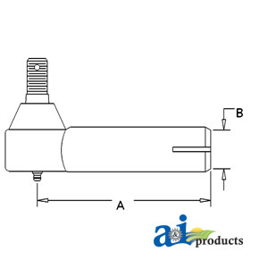 UCA00440   Tie Rod End---Replaces A41520